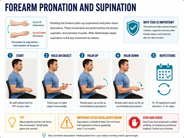 Forearm pronation and supination