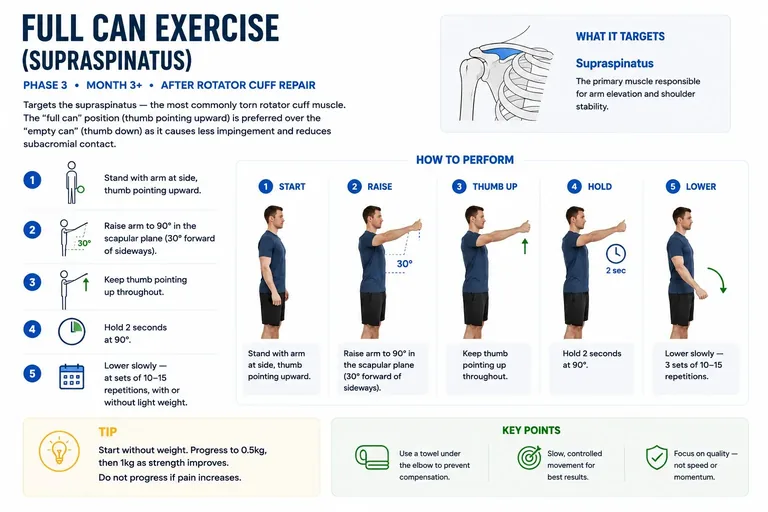 Full can exercise (supraspinatus)